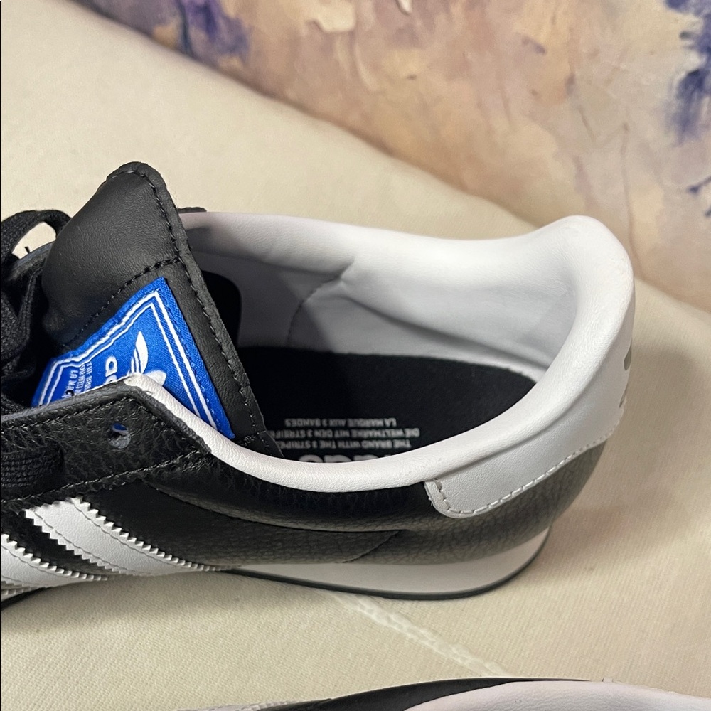 Adidas Samoa Black and White Sneakers - Picture 9 of 10
